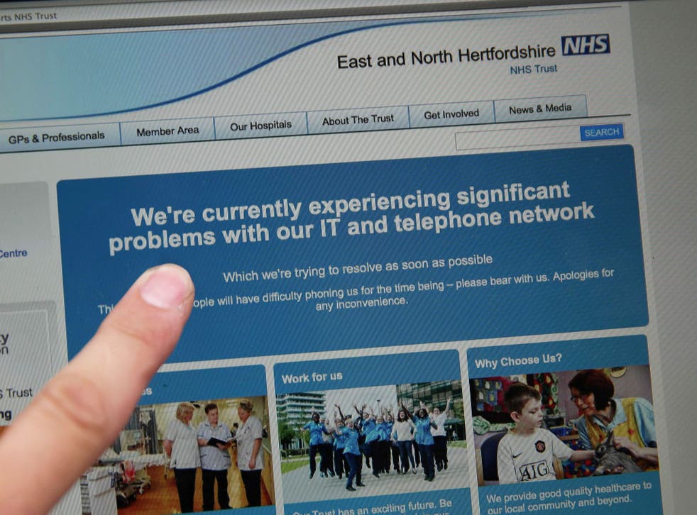 The ransomware attack had a crippling effect across the health service