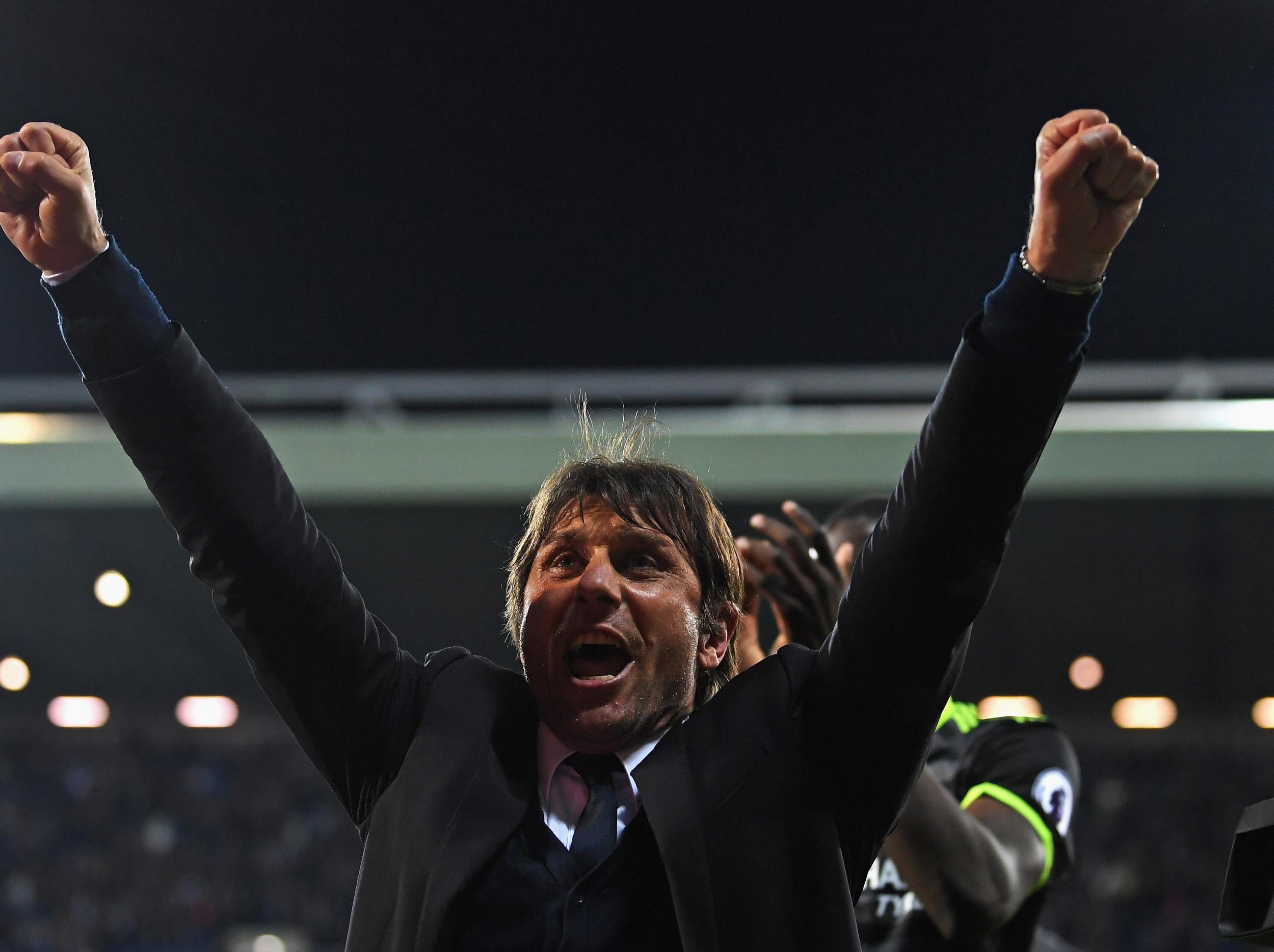 Conte has won the title in his debut season at the club