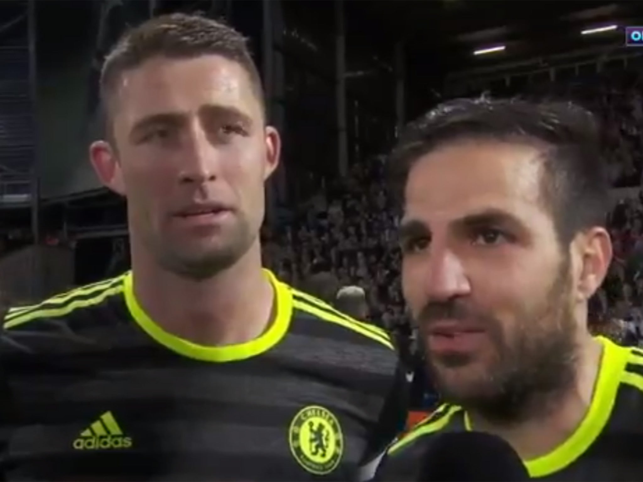 Chelsea's Cesc Fabregas allowed the moment to get the better of him