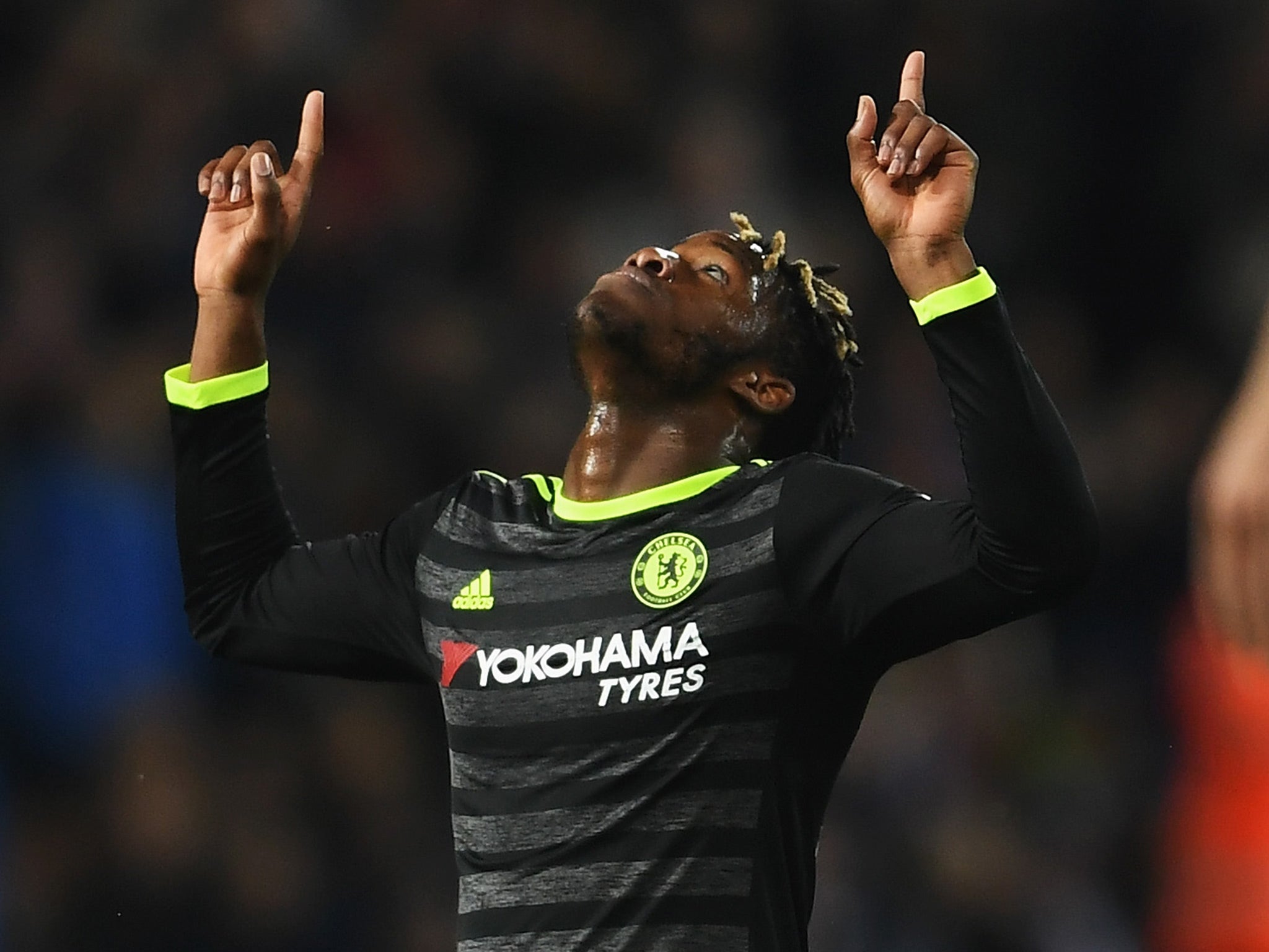 Michy Batshuayi enjoyed one of those special moments football often throws up