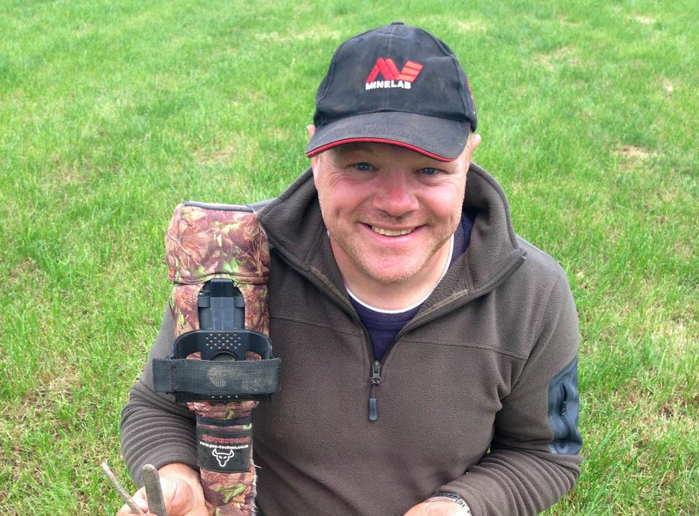 Derek McLennan found the Viking treasure in a field in the south west of Scotland