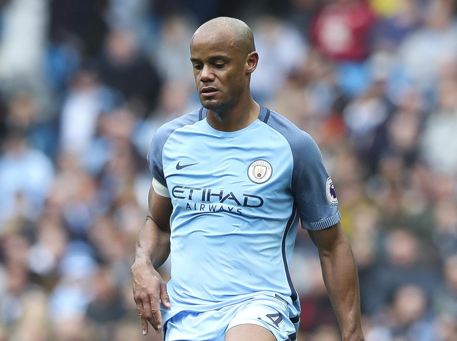 Kompany won't play a role in Saturday's clash against Liverpool