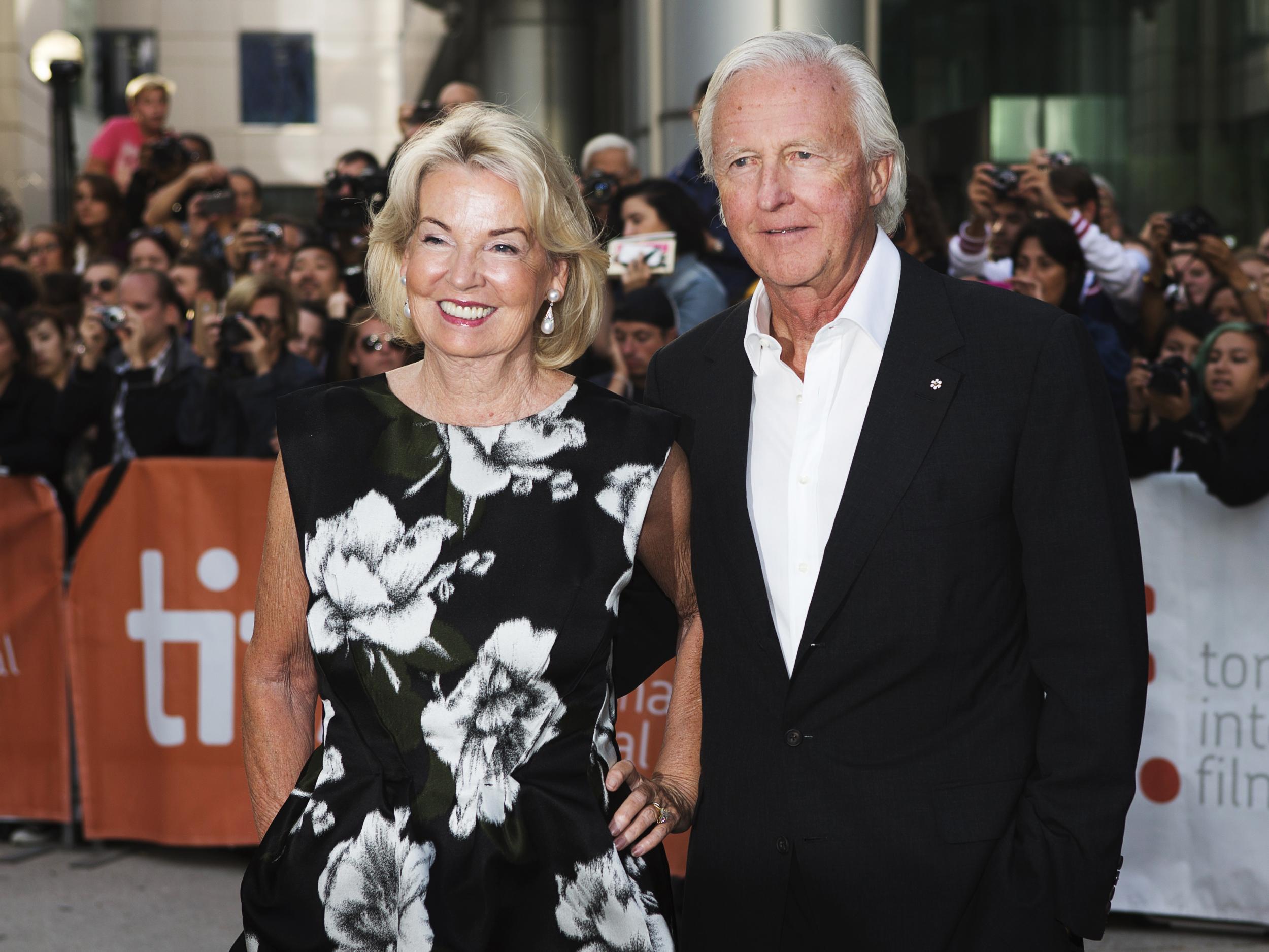 Galen Weston with his wife Hilary at the 38th Toronto Film Festival