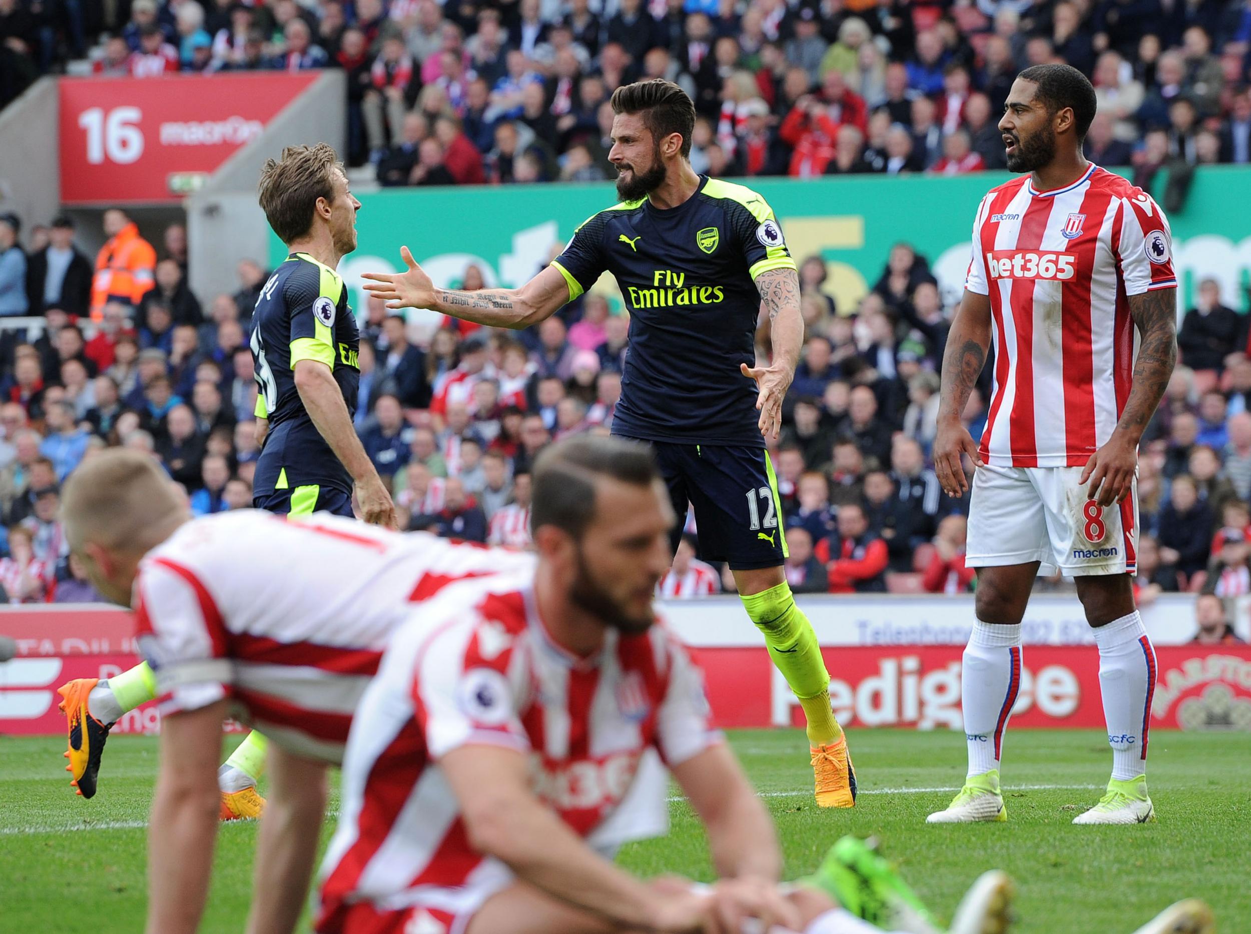 Giroud put Arsenal in front (Arsenal FC via Getty)