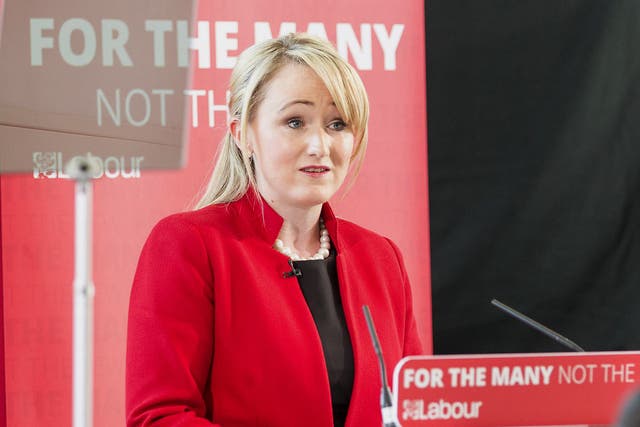Shadow Business Secretary Rebecca Long-Bailey said ‘working people are suffering rip-off price hikes by the Big Six energy companies’