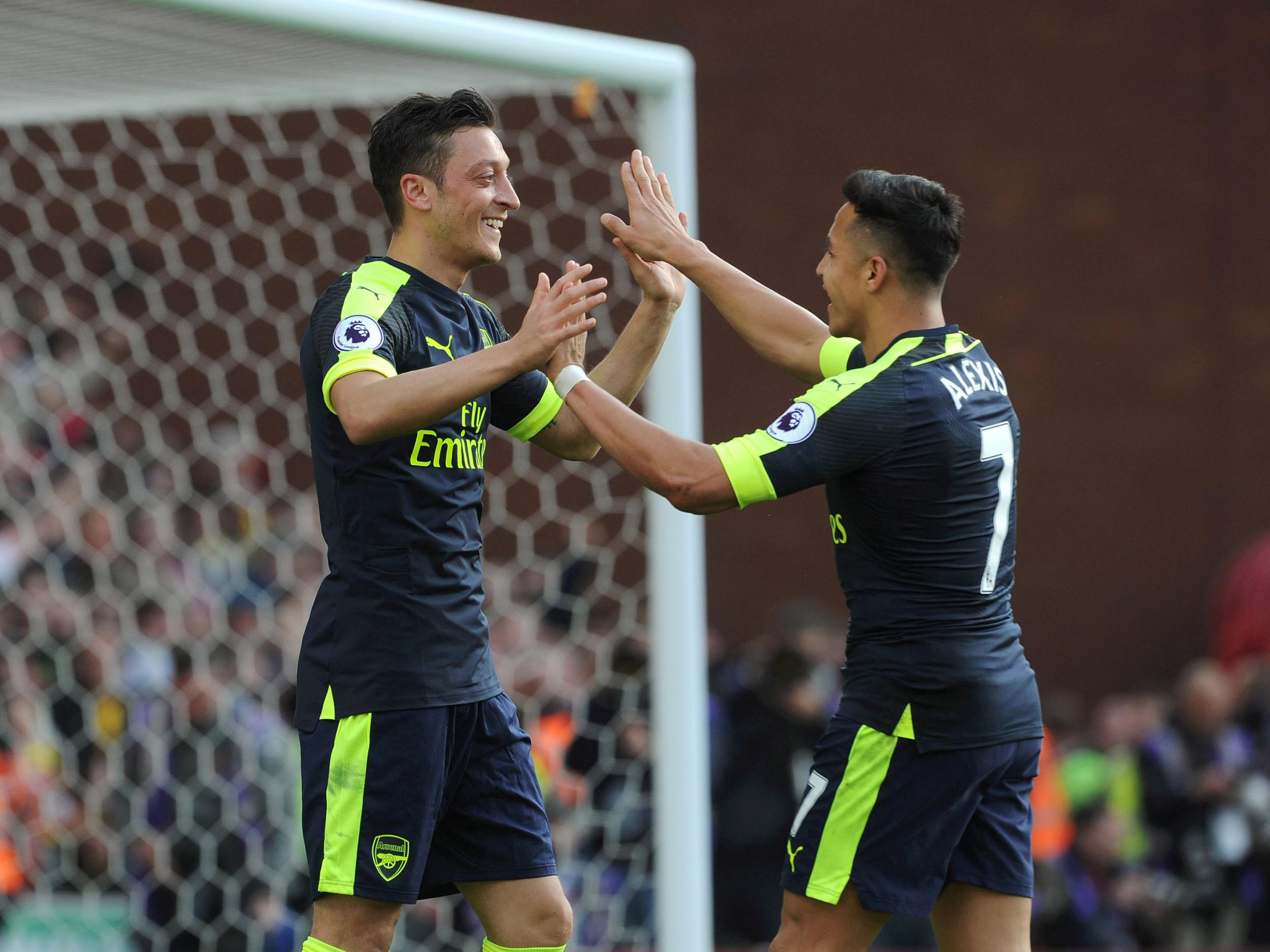 Ozil and Sanchez swung the game in Arsenal's favour