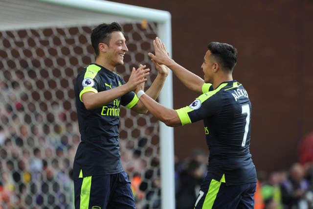 Ozil and Sanchez swung the game in Arsenal's favour