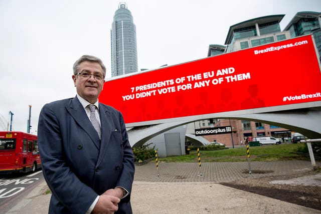 The city asset manager donated more than £1.5m to Vote Leave and launched a Brexit poster campaign ahead of last June’s EU referendum