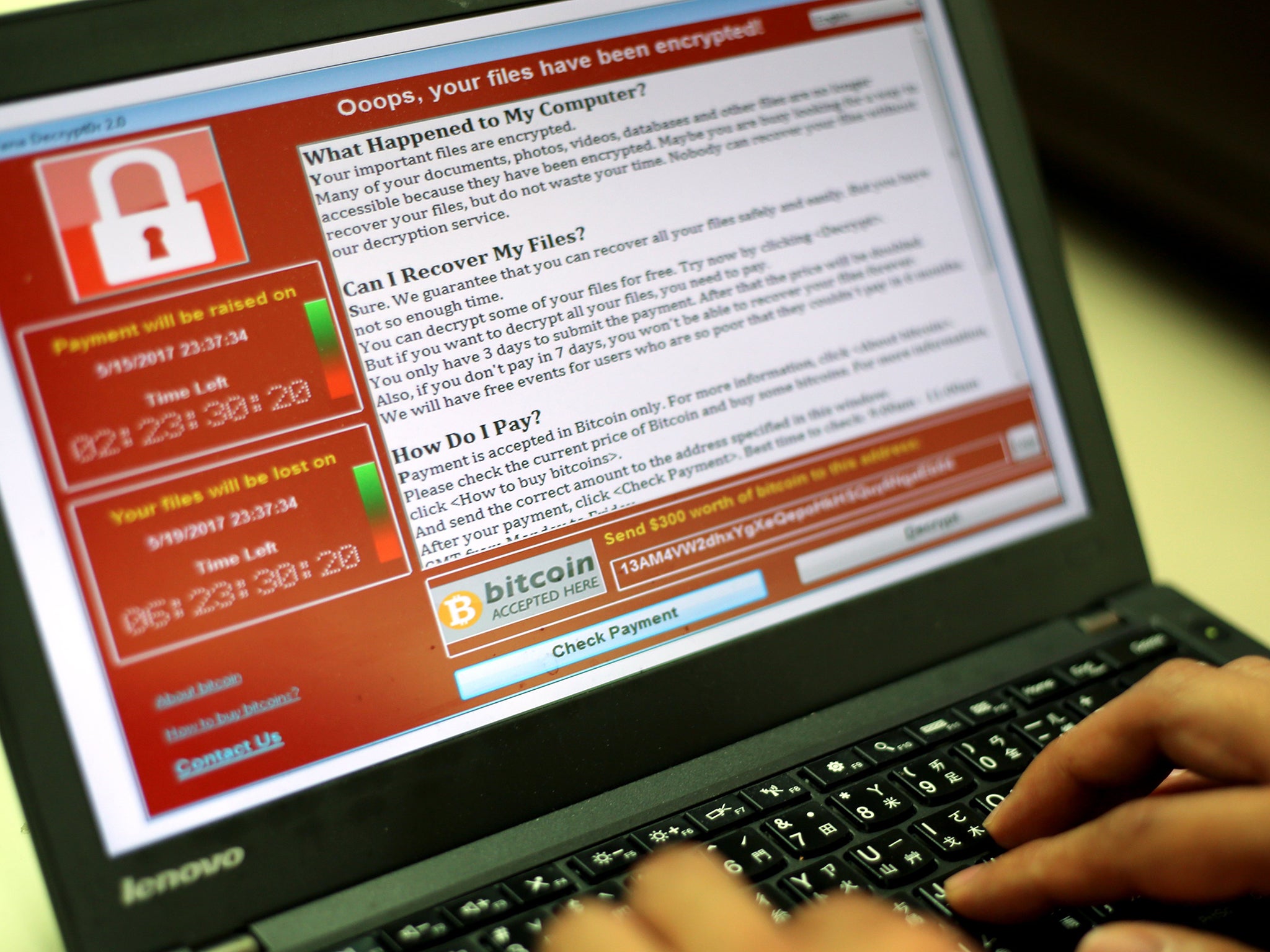 The WannaCry ransomware hit businesses and public services around the world last year