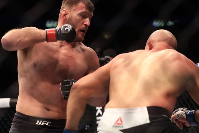 Stipe Miocic exploded out the blocks to put Junior dos Santos away in one