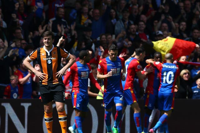 Crystal Palace saved themselves while Hull slid back into the second tier