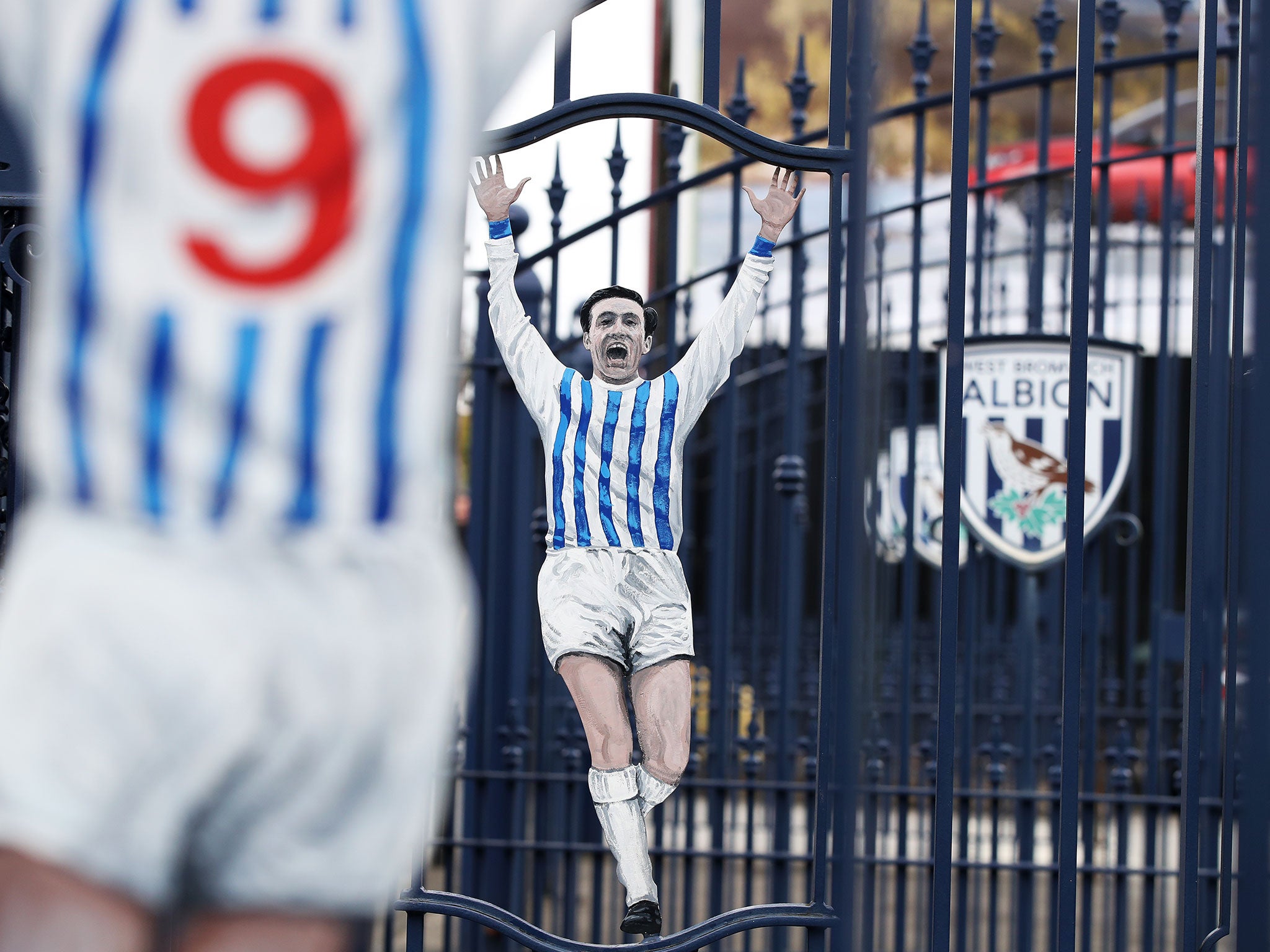 The Jeff Astle gates at The Hawthorns