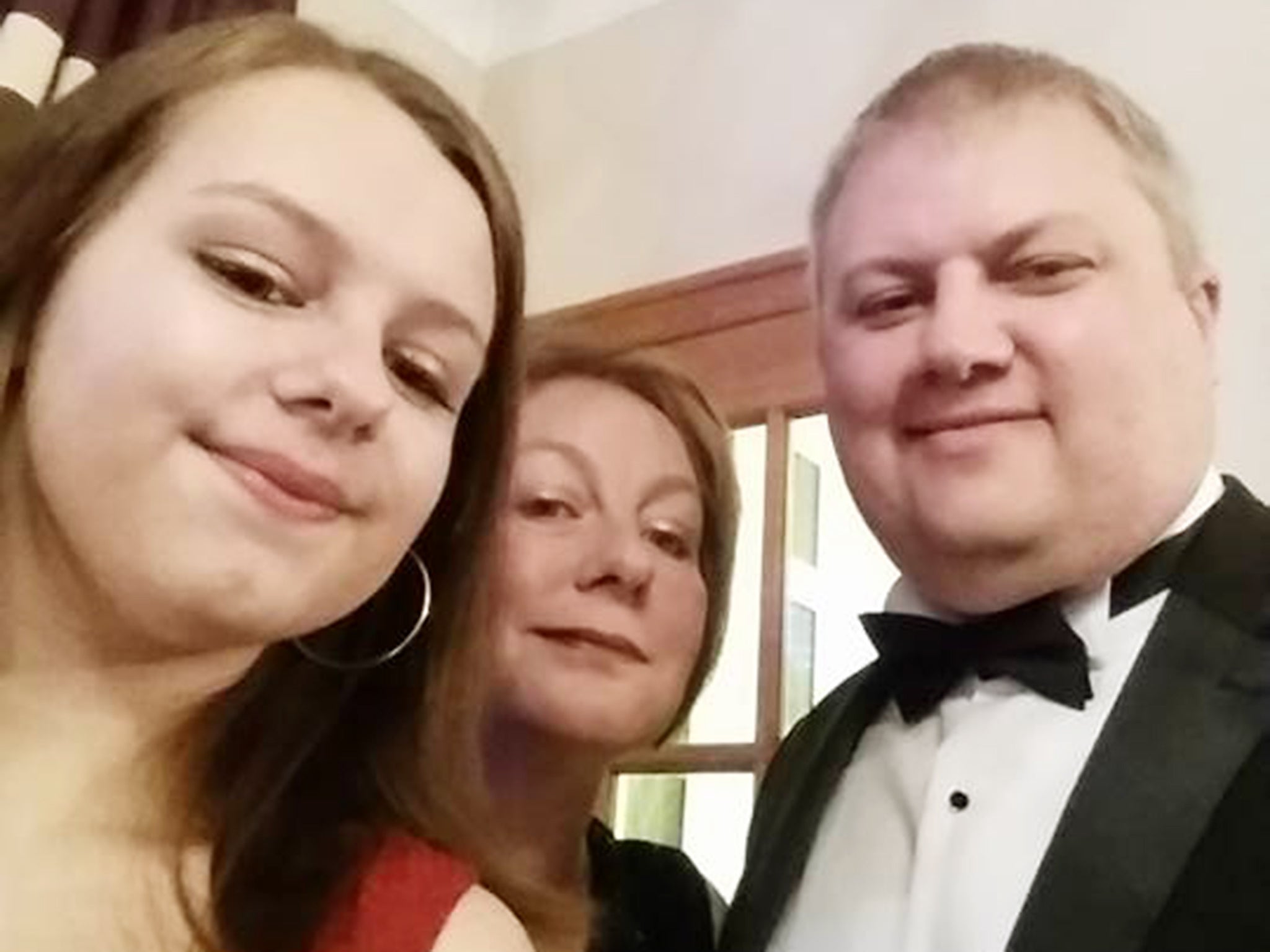 Bethany Fitton (left) with her parents, Estelle and Richard. Her father said losing his daughter to suicide was ‘the last thing I ever expected to happen’