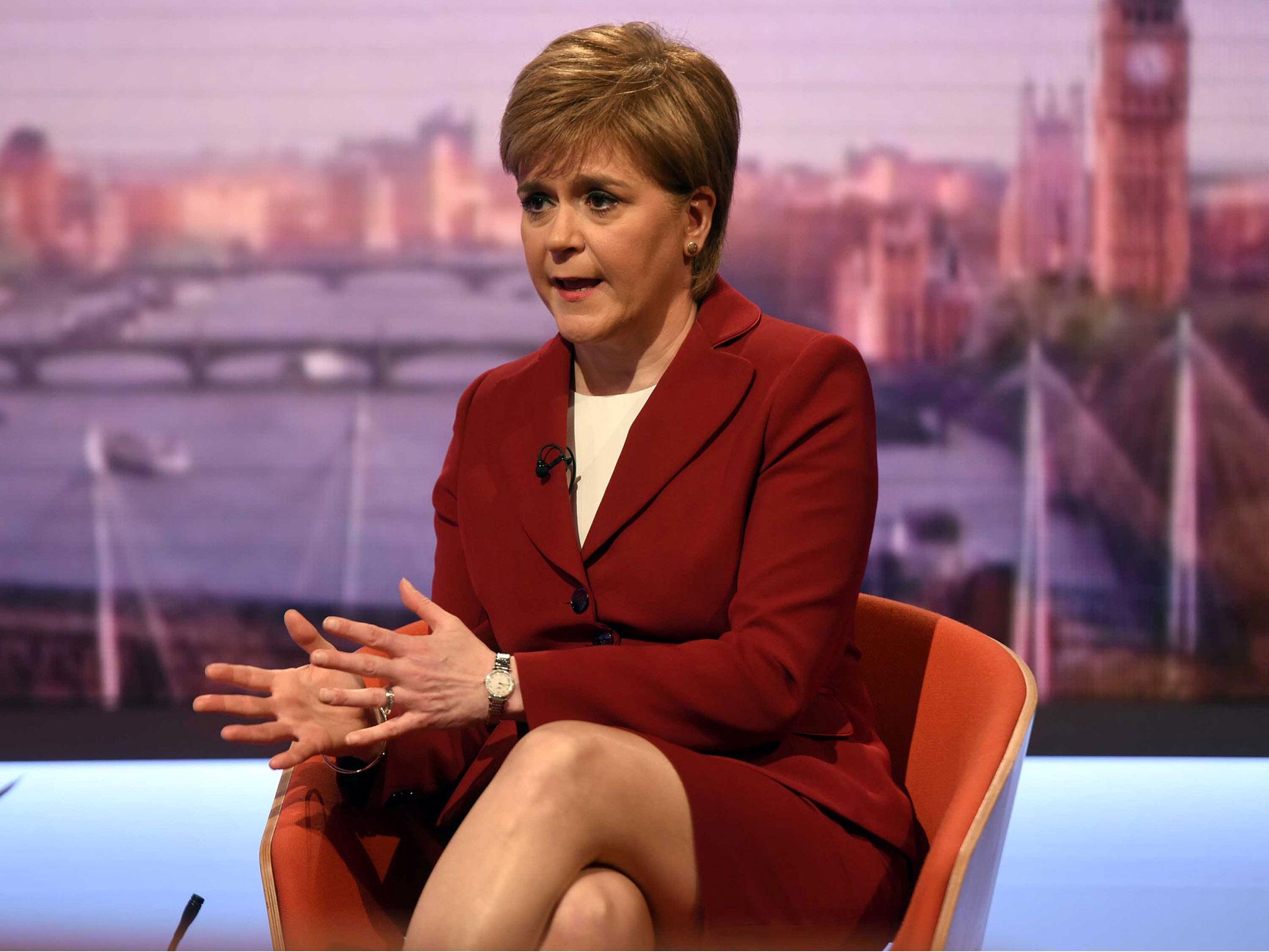 'You can choose MPs who will do what Theresa May wants or SNP MPs who will stand up for Scotland,' says First Minister