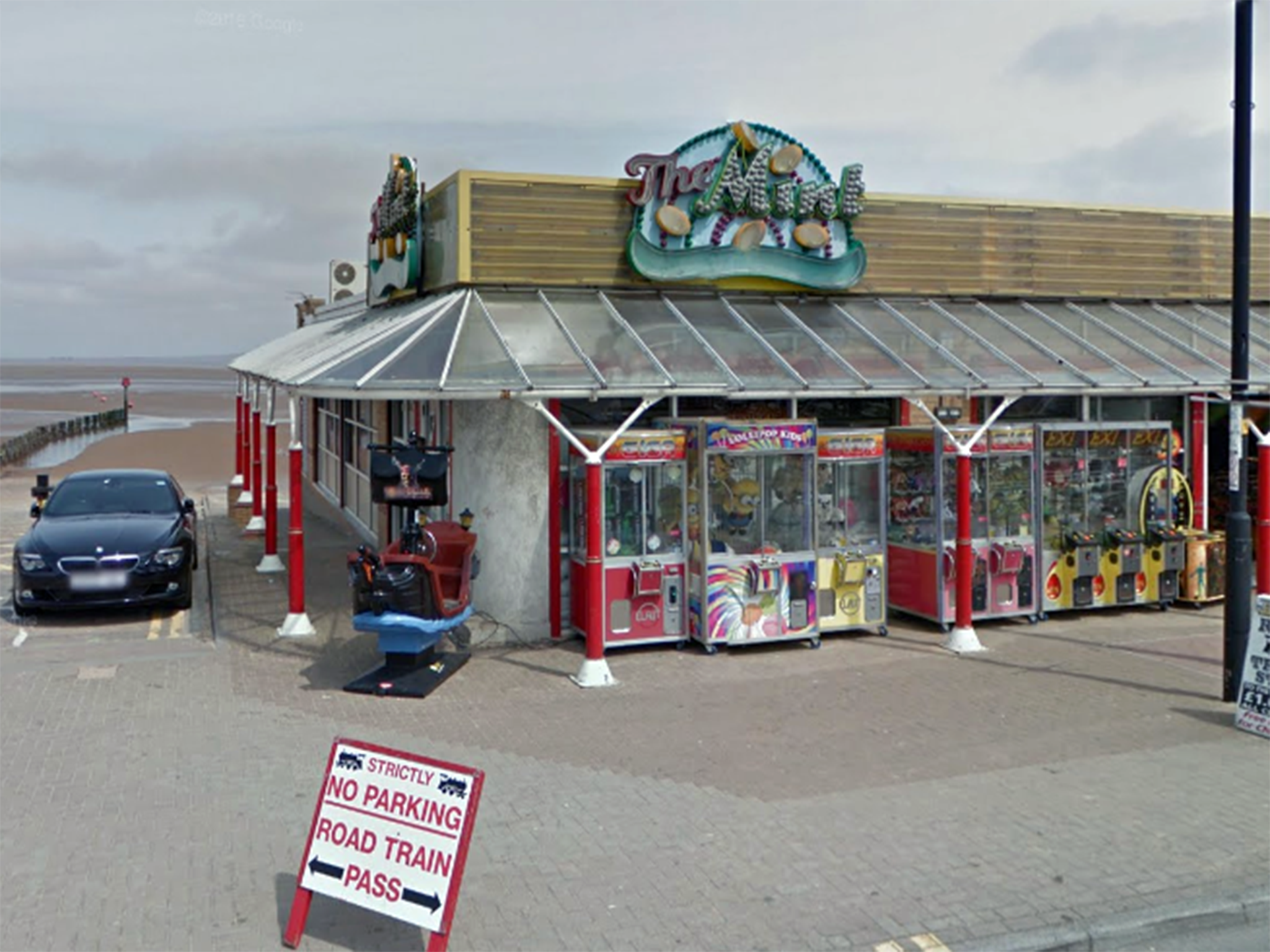 The mother said the incident took place at The Mint Arcade in Cleethorpes, Lincolnshire