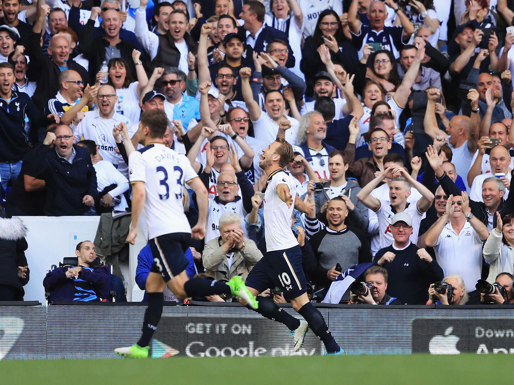 &#13;
Kane scored the last-ever Spurs goal at the Lane (Getty)&#13;