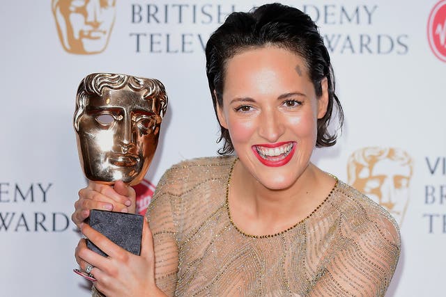 Phoebe Waller-Bridge with the award for Best Female Performance in a Comedy Programme in the press room at the Virgin TV British Academy Television Awards 2017