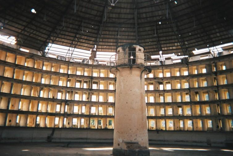 The Presidio Modelo prison, a panopticon design, in Isla de la Juventud, Cuba