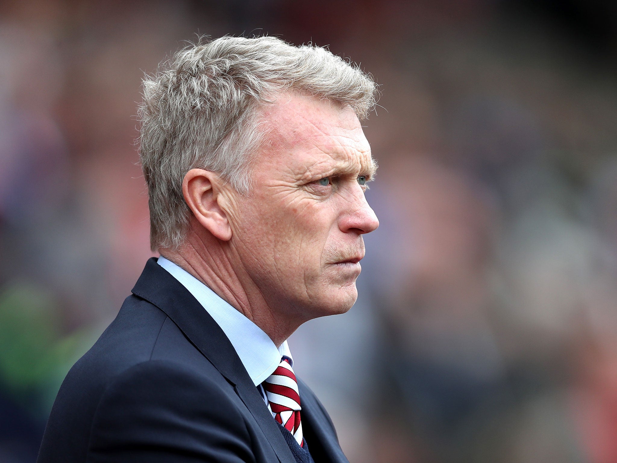 Moyes wouldn't discuss his future, with talk that he may leave the club