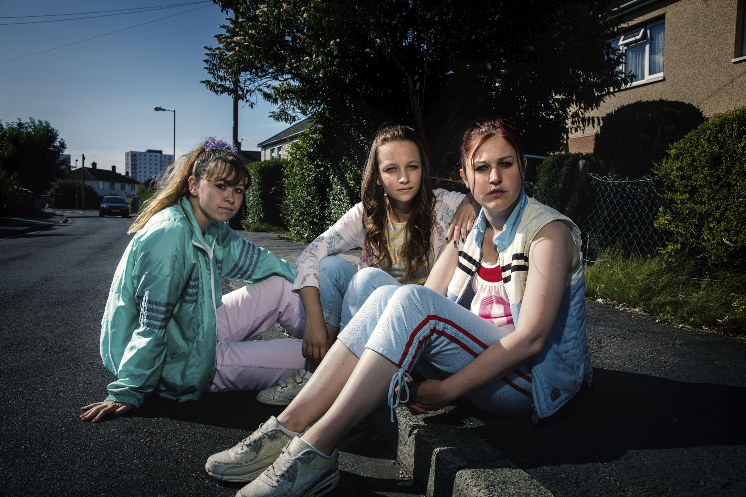 Three girls, three victims: ((from left) Liv Hill, Molly Windsor and Ria Zmitrowicz star in this harrowing dramatisation
