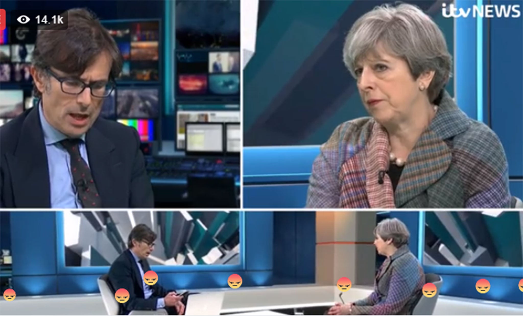 Jeremy Corbyn ambushes Theresa May during Facebook Live event with TV debate challenge