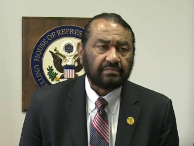 Green called for the House of Representatives to impeach the president