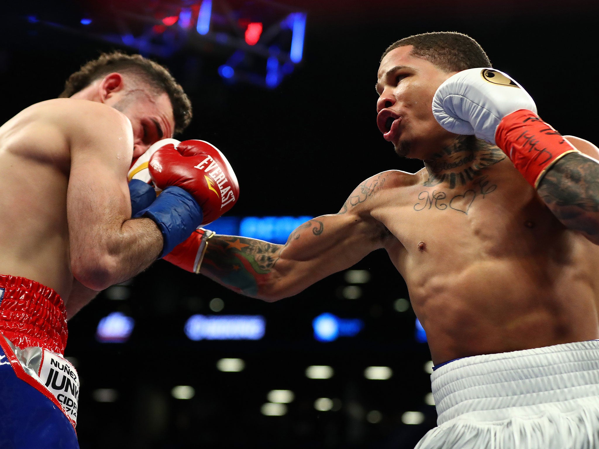 Gervonta Davis in action against Jose Pedraza earlier this year