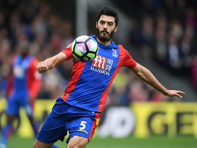 James Tomkins returned for Palace's game against Hull at the weekend