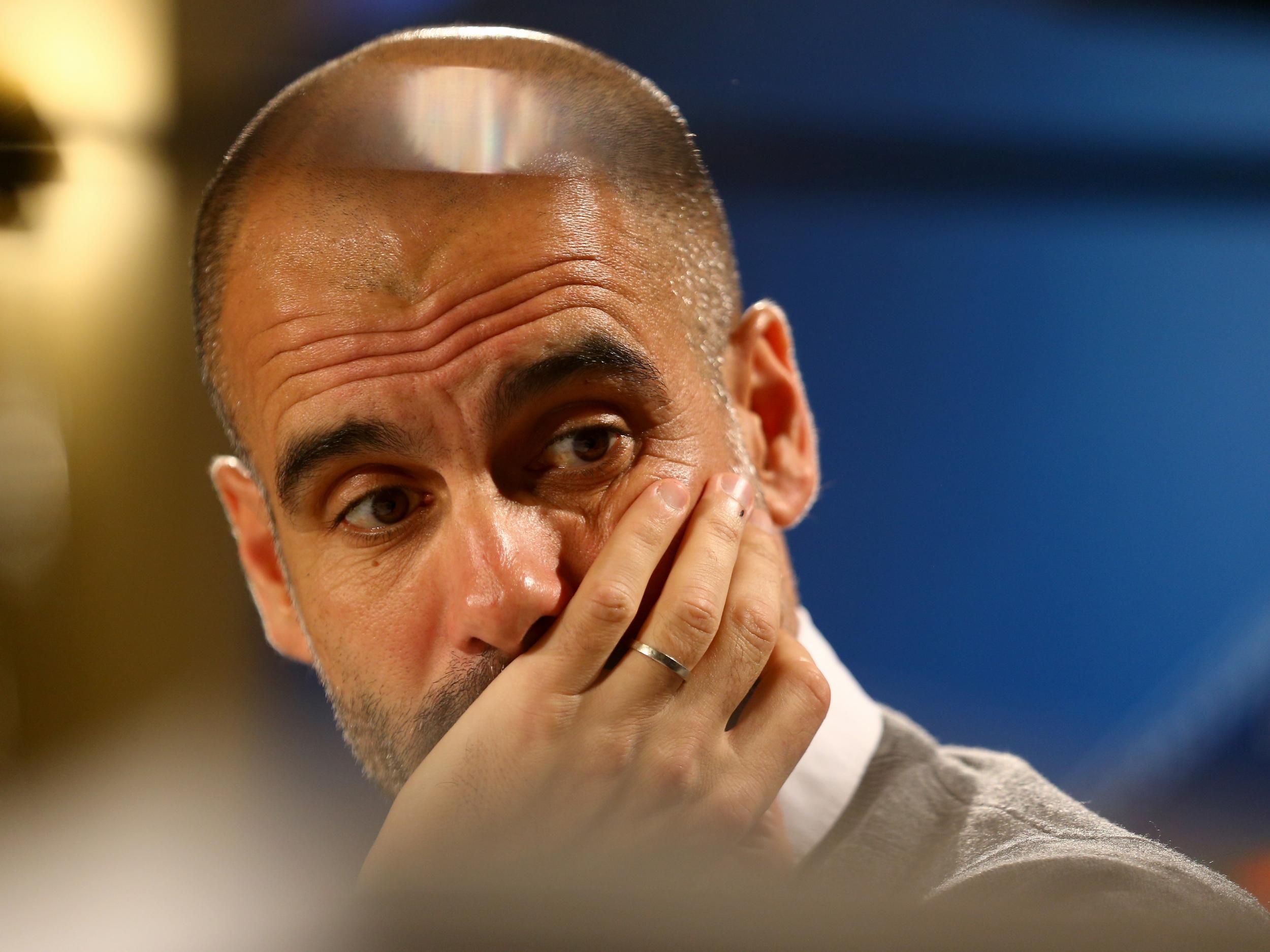 Guardiola has admitted results have not been good enough this season