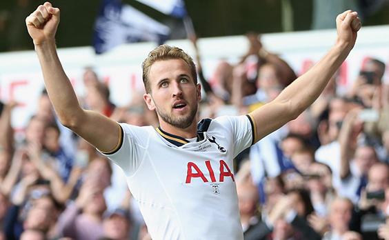 &#13;
Kane celebrates his winner against United (Getty)&#13;