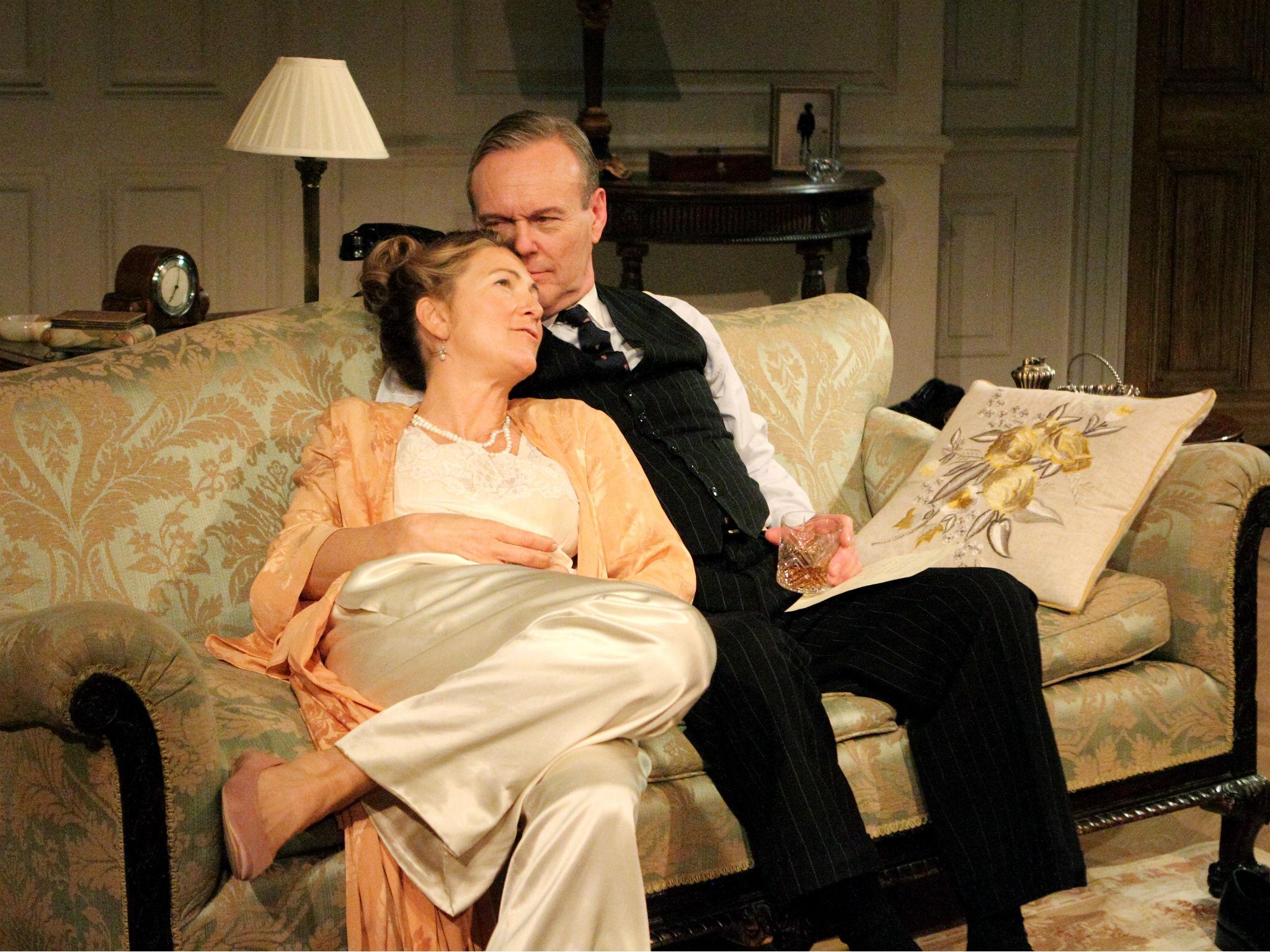 Best (Olivia Brown) and Anthony Head (Sir John Fletcher) in Nunn's production of ‘Love in Idleness’