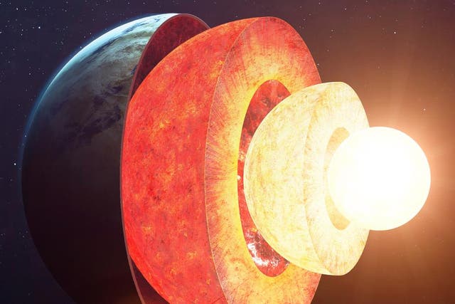 Sphere of influence: the Earth’s core is 2,000 miles deep, 4,000C, and made of molten iron and nickel