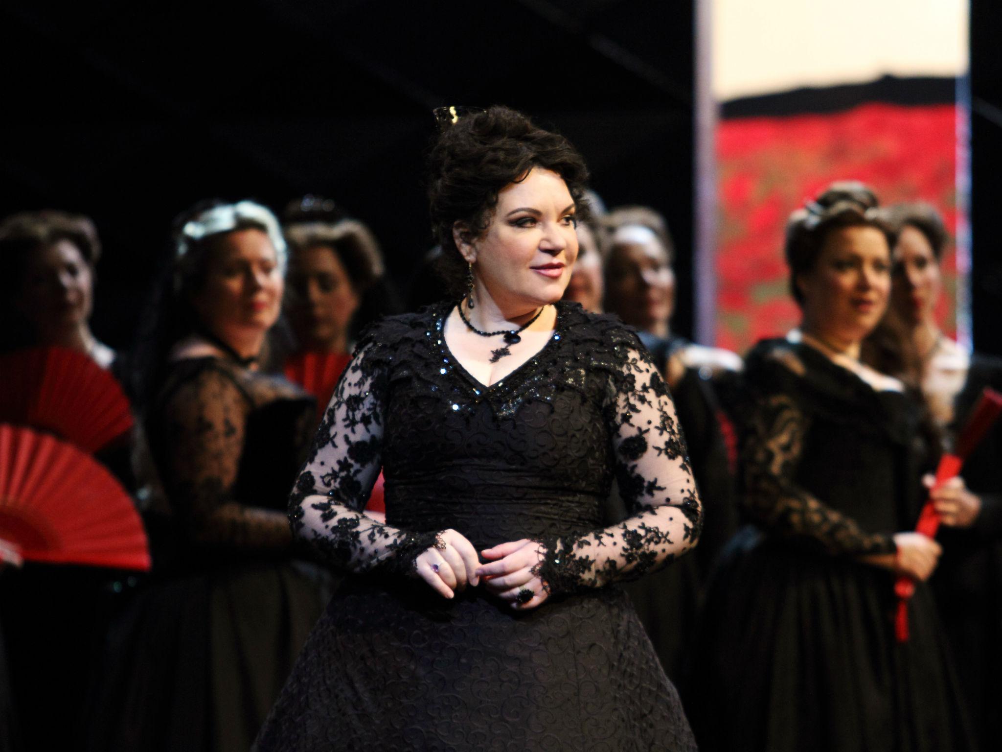 Ekaterina Semenchuk as Princess Eboli in Nicholas Hytner's 'Don Carlo' at the Royal Opera House