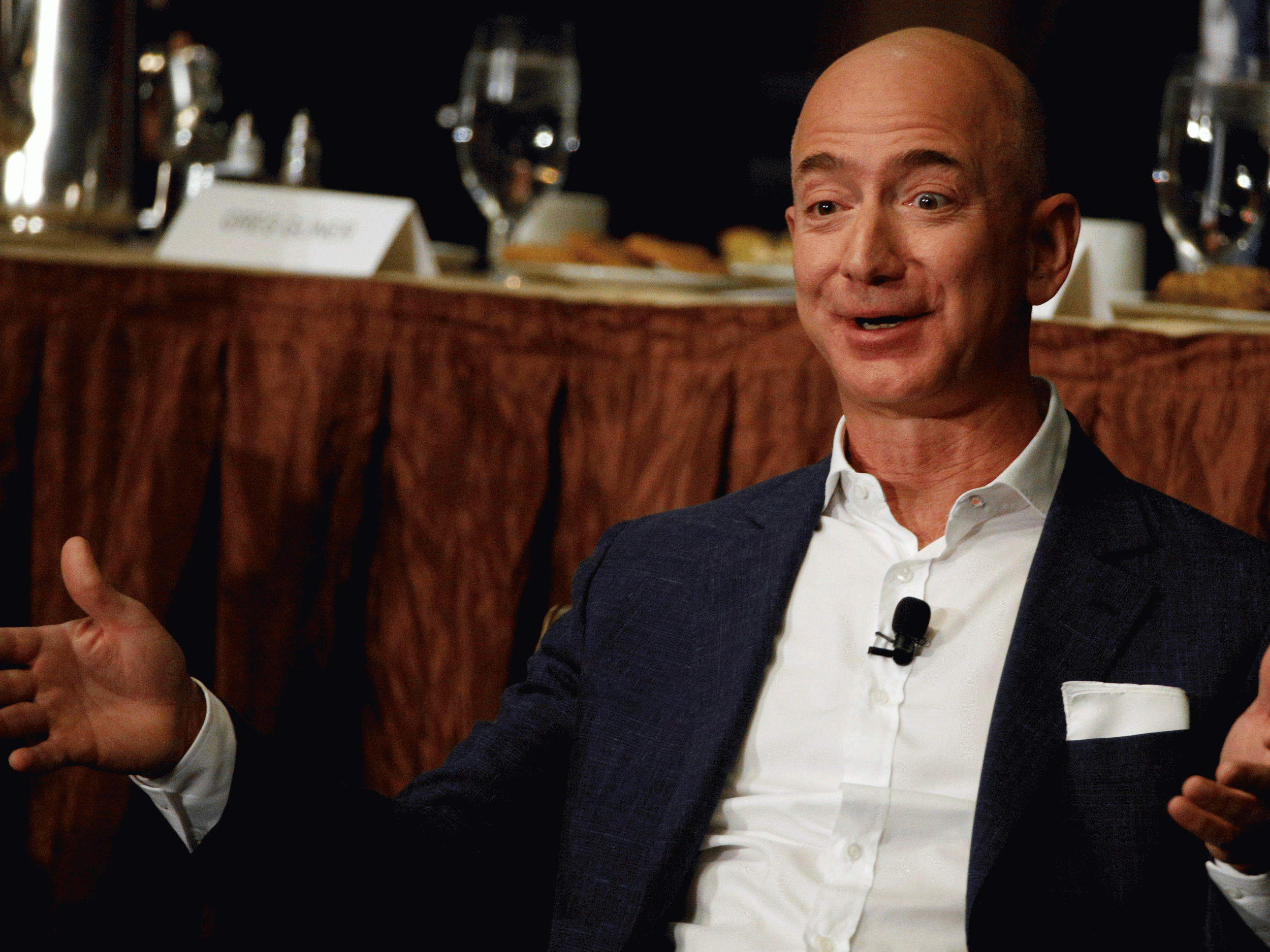 Amazon founder Mr Bezos saw his fortune surge by $6.6bn in a day after Amazon reported its latest financial results
