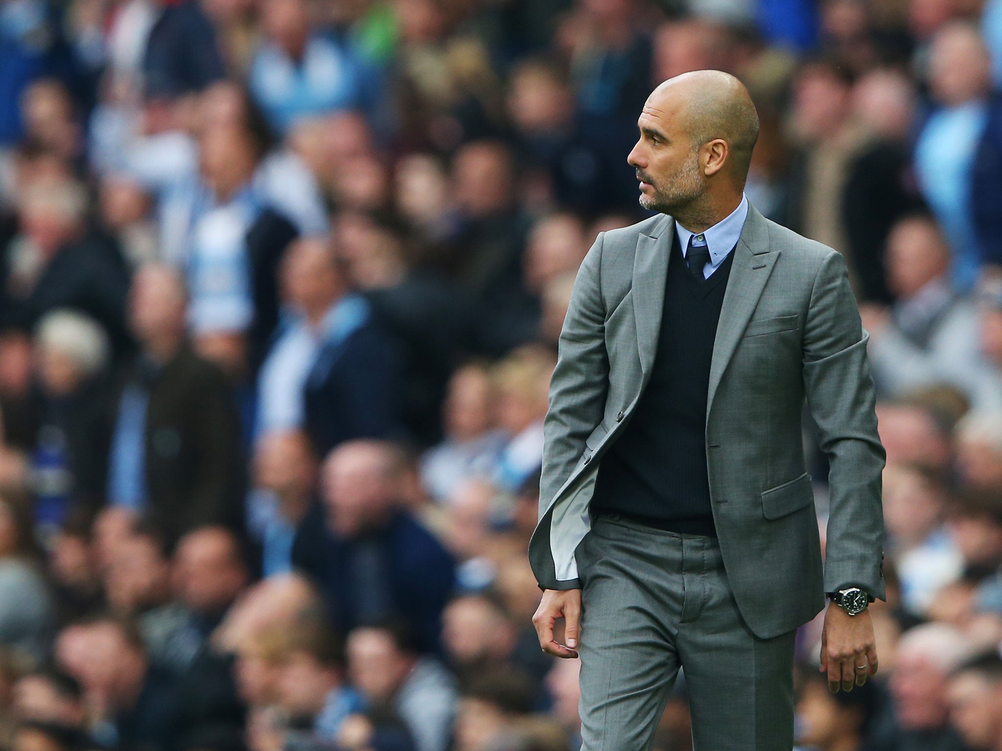 Pep Guardiola has not lived up to the hype with City this season