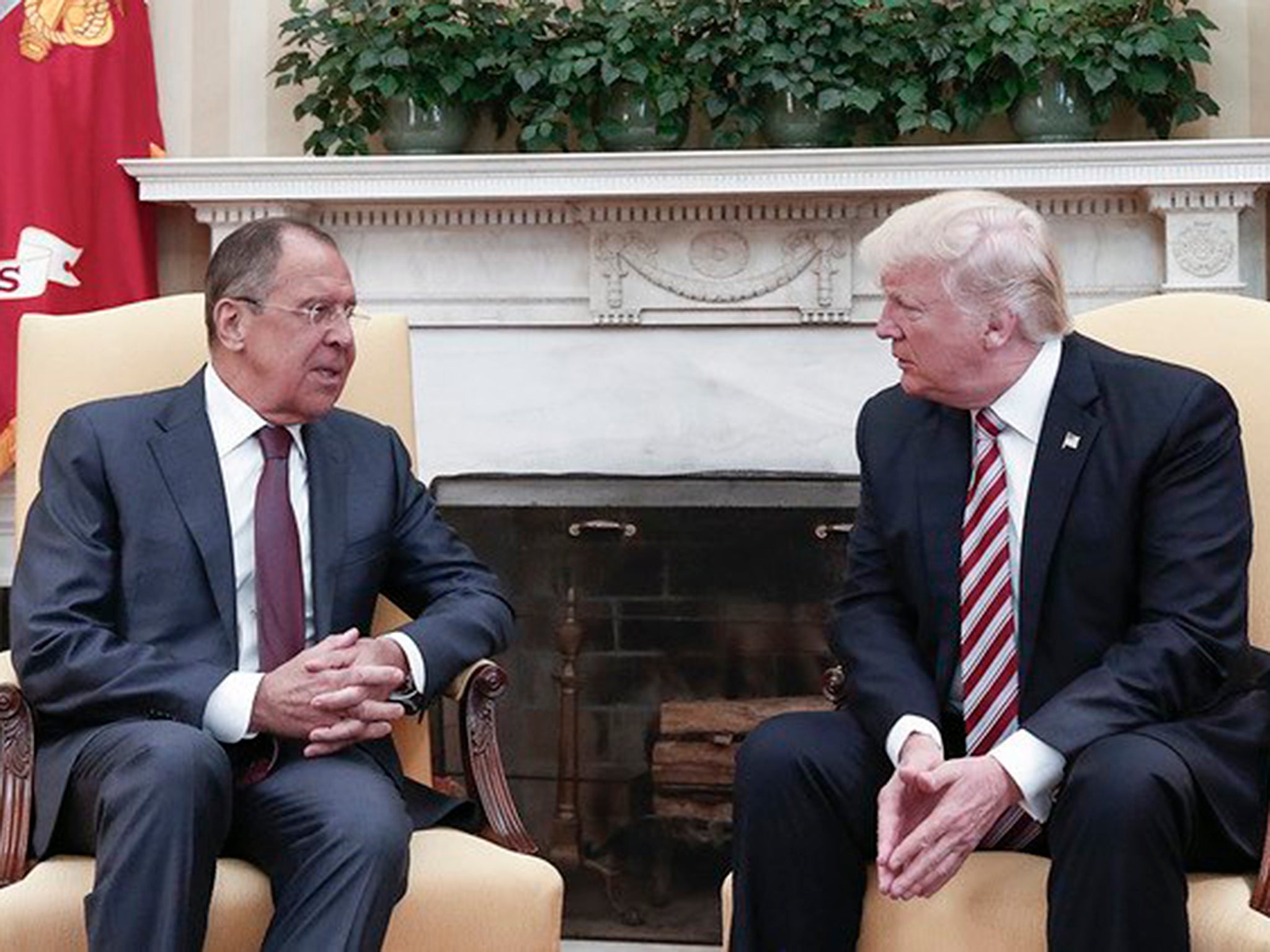 Donald Trump met with Russia’s foreign minister Sergei Lavrov the day after firing FBI director James Comey