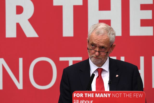 The Labour leader unveiled his manifesto for the general election in Bradford