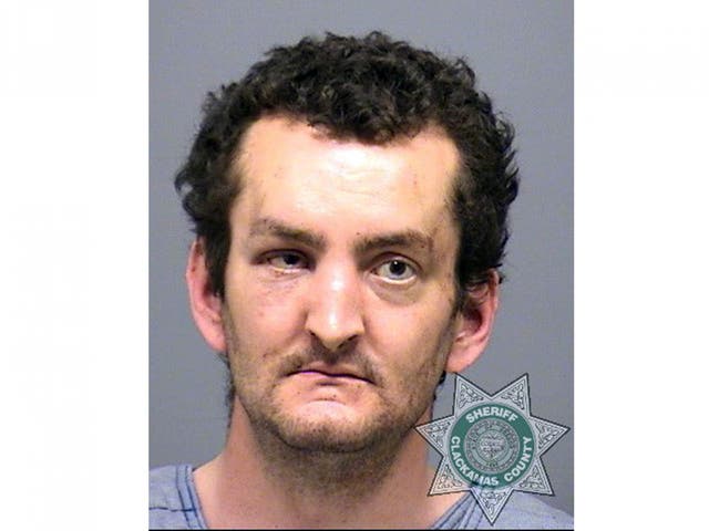 Joshua Webb, who has been arrested and charged with murder and attempted murder in connection with the stabbing of a grocery employee in Estacada