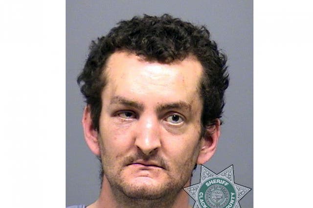 Joshua Webb, who has been arrested and charged with murder and attempted murder in connection with the stabbing of a grocery employee in Estacada