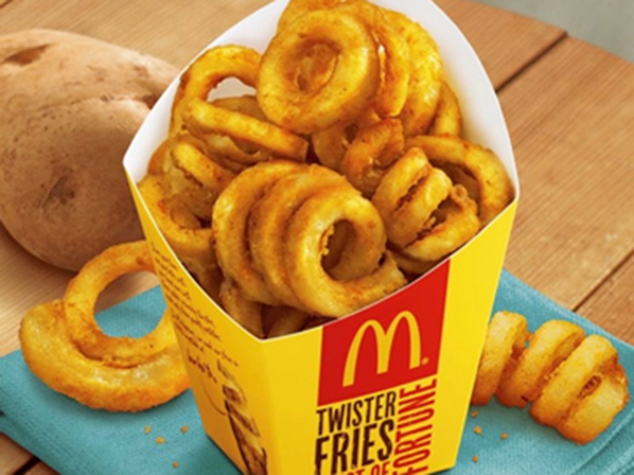 Twister Fries were reportedly first unveiled in 2015