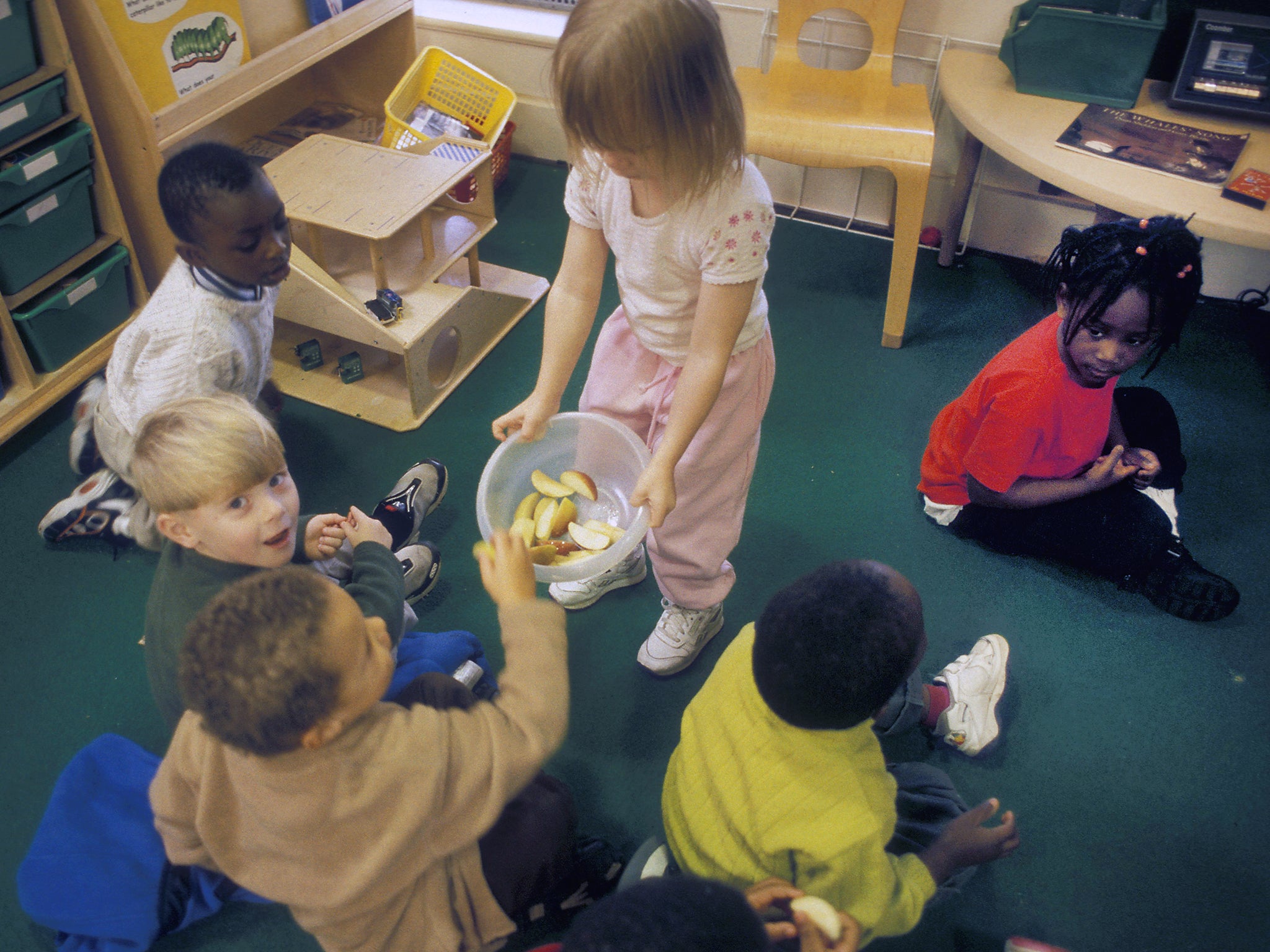 Parents of younger children have been promised 30 hours free childcare