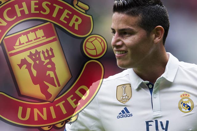 James Rodriguez is a target for Manchester United this summer