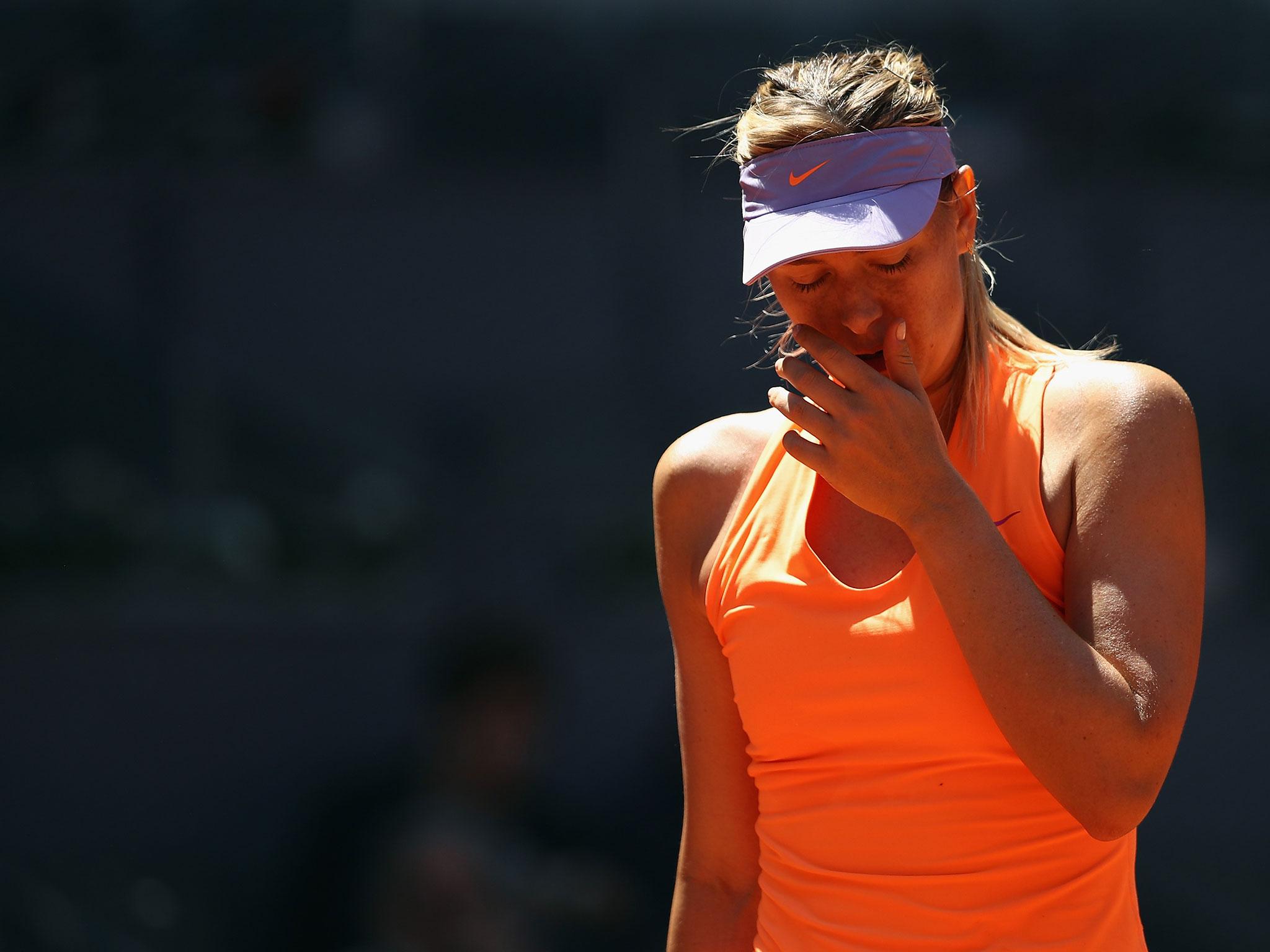 Maria Sharapova will not feature in the second Gram Slam of the season