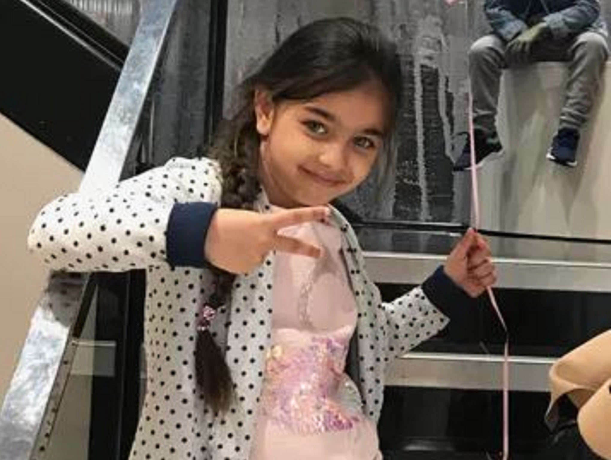 Six-year-old Beatrice is of Romanian origin and is local to Leyton