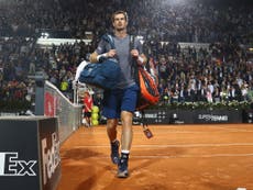 Murray in shock defeat at Italian Open as clay struggles continue