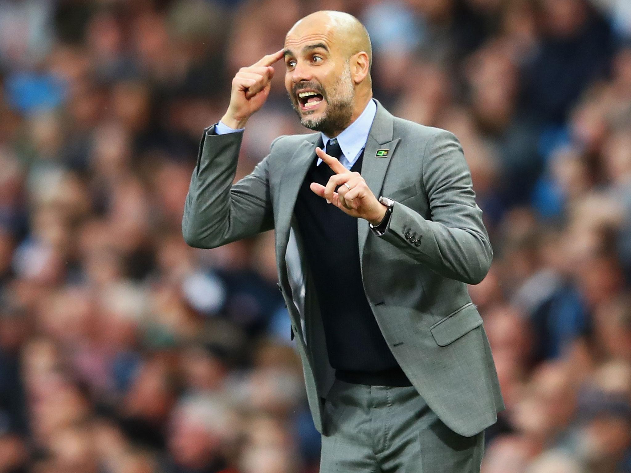 Pep Guardiola doesn't think referees in the Premier League can keep up with the play