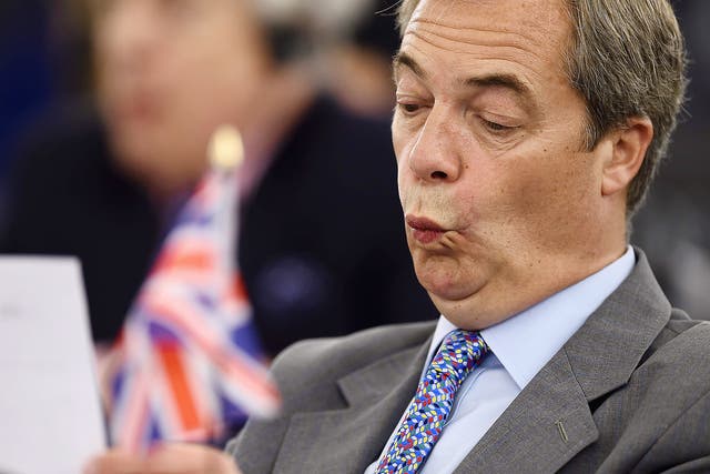 Former Ukip leader Nigel Farage brought an abrupt end to an interview because he did not like the questions