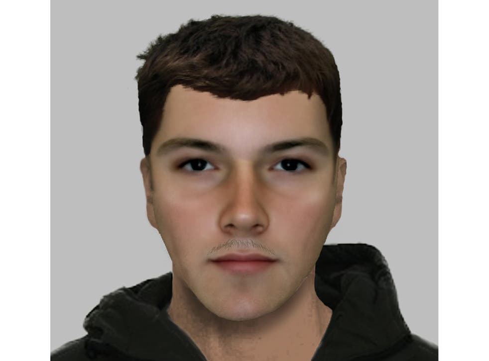 Metropolitan Police e-fit of the suspect being sought by detectives investigating an unprovoked attack on a Tottenham Hotspur fan
