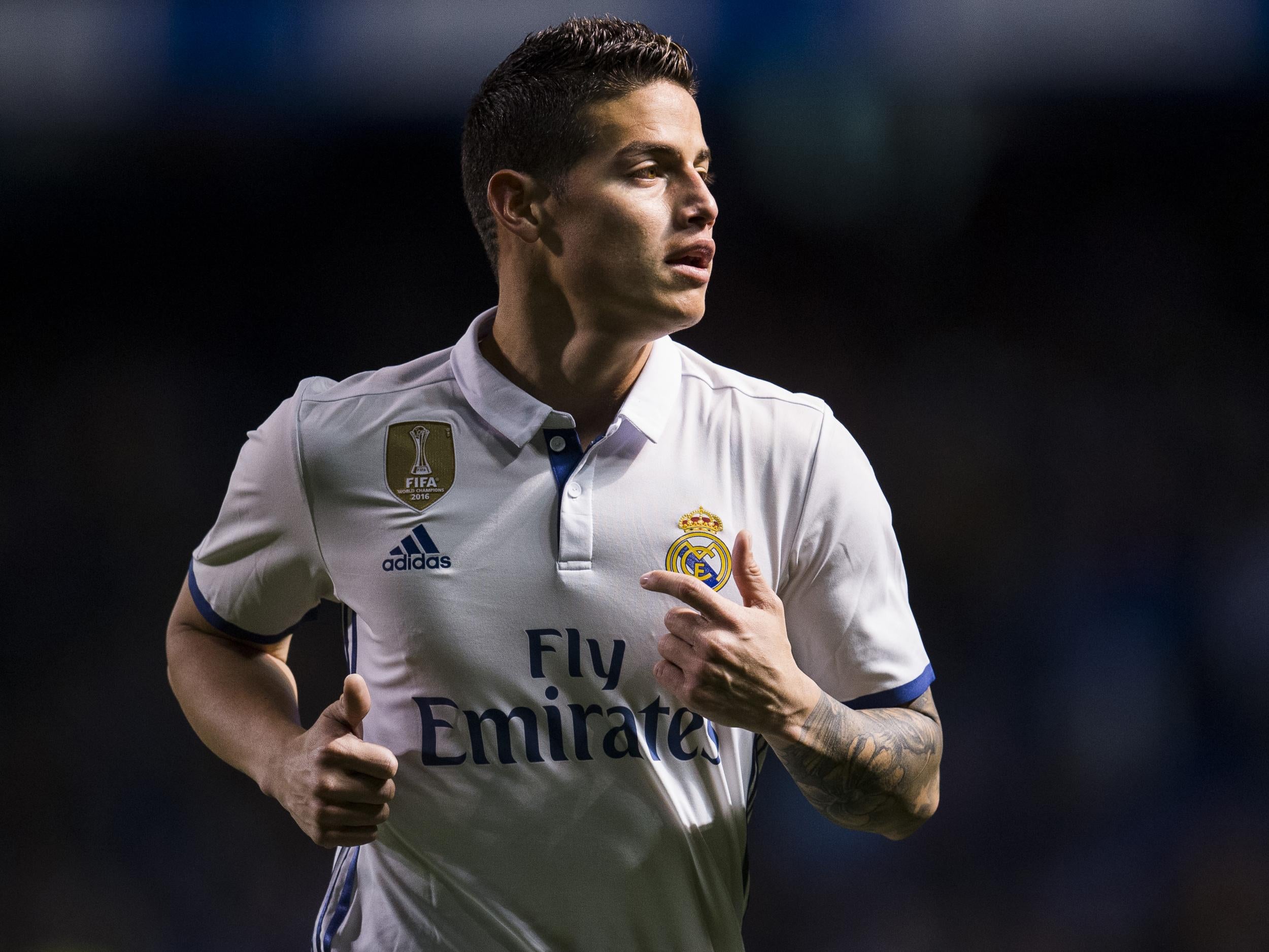 James has struggled to break though into Real's first team under successive managers