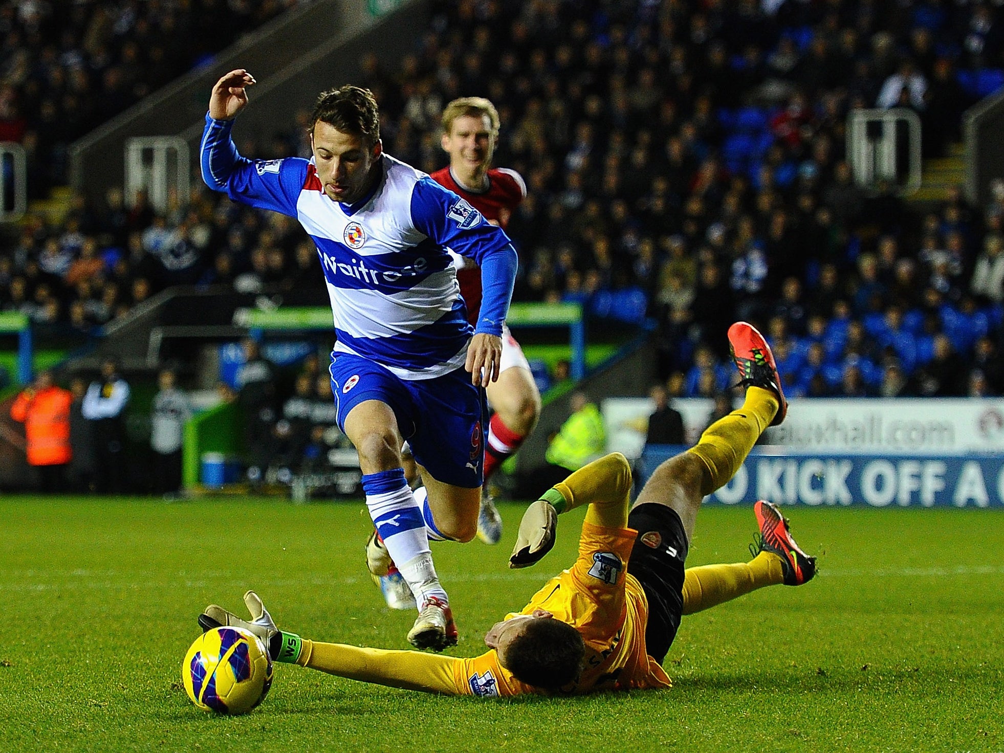 Reading were relegated from the Premier League in 2012